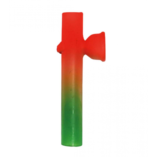 Coloured Glass Pipe 10cm